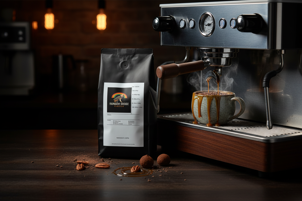 Caramel Turtle Espresso Grind Lifestyle