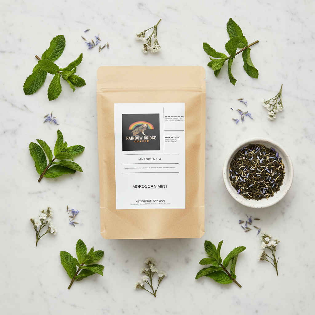 Cool Serenity Moroccan Mint - Flat Lay