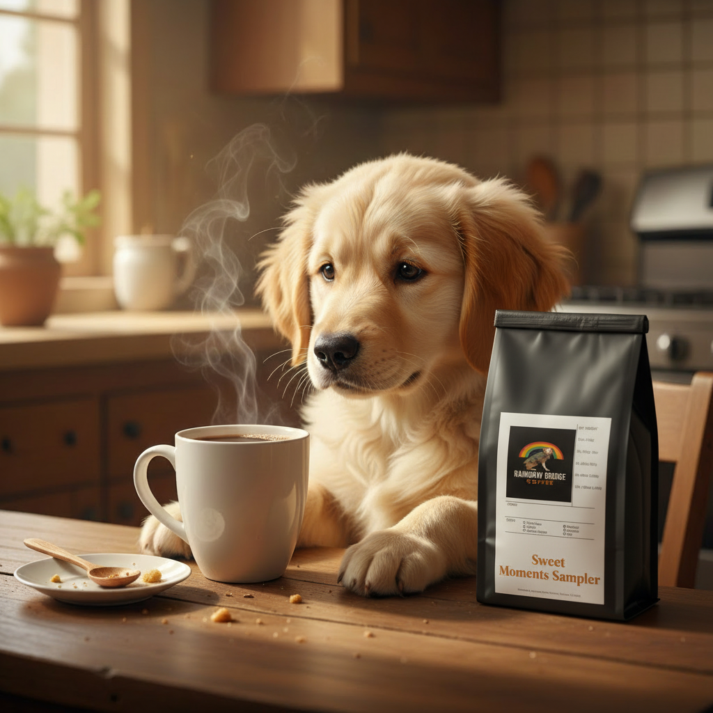 Golden Retriever Kitchen with Product