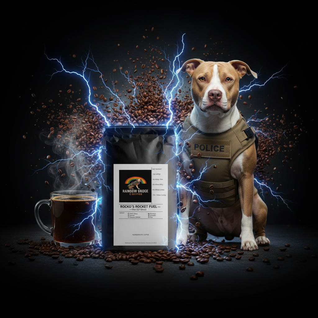 Rocko's Rocket Fuel — Max Caf Blend — K9 Officer